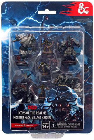 Dungeons & Dragons Fantasy Miniatures: Icons of the Realms Monster Pack - Village Raiders