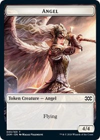 Angel // Saproling Double-sided Token [Double Masters Tokens] | All About Games