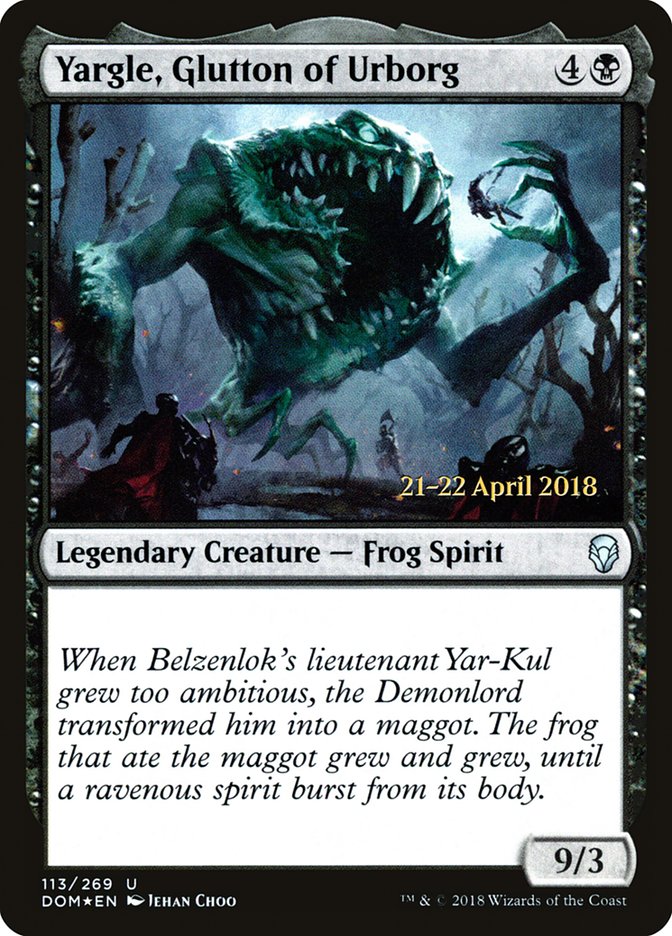 Yargle, Glutton of Urborg  [Dominaria Prerelease Promos] | All About Games