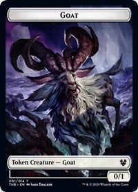 Goat // Satyr Double-sided Token [Theros Beyond Death Tokens] | All About Games
