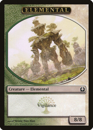 Elemental Token (Green/White) [Return to Ravnica Tokens] | All About Games
