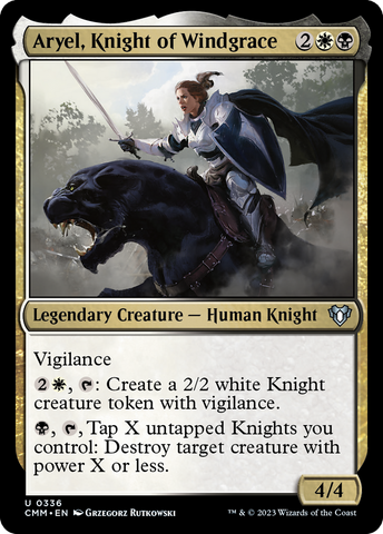 Aryel, Knight of Windgrace [Commander Masters]