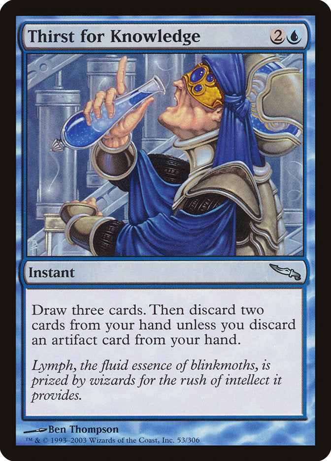 Thirst for Knowledge [Mirrodin] | All About Games