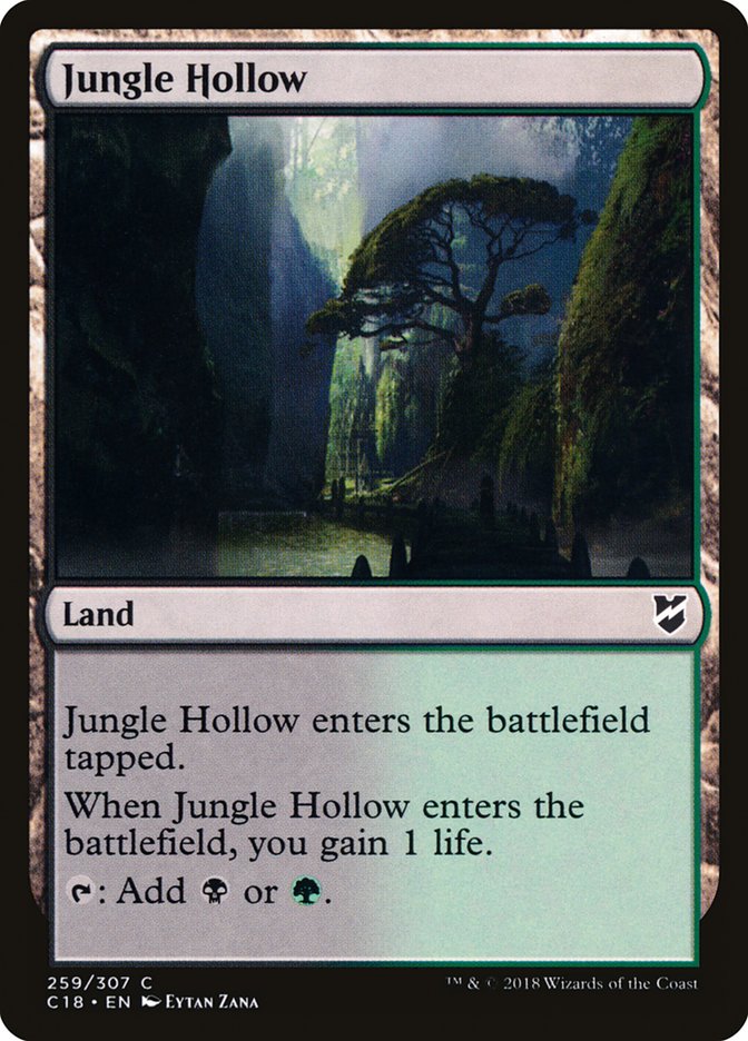 Jungle Hollow [Commander 2018] | All About Games
