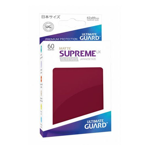 Supreme UX Sleeves Small Size Matte Burgundy (60)