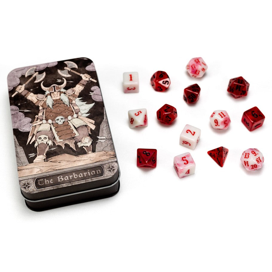RPG Class Dice Set: Barbarian (13)