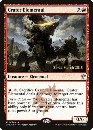 Crater Elemental [Dragons of Tarkir Promos] | All About Games