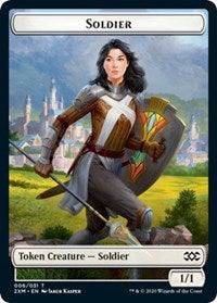 Soldier // Squirrel Double-sided Token [Double Masters Tokens] | All About Games