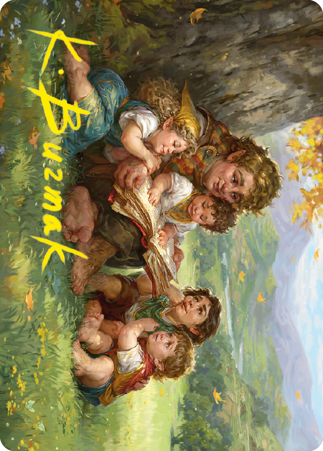 Samwise Gamgee Art Card (19/81) (Gold-Stamped Signature) [The Lord of