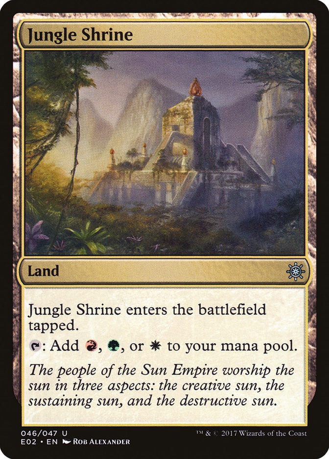 Jungle Shrine [Explorers of Ixalan] | All About Games