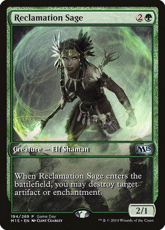Reclamation Sage [Magic 2015 Promos] | All About Games