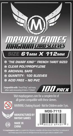 Mayday Sleeves 61mmx112mm (100 Pack)