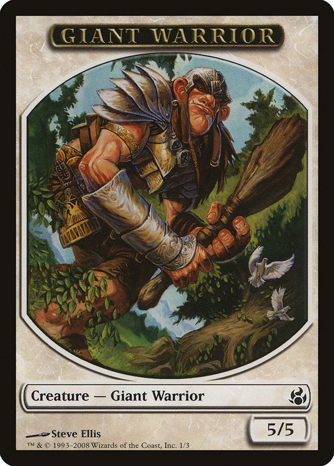 Giant Warrior [Morningtide Tokens] | All About Games