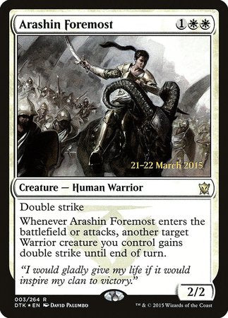 Arashin Foremost [Dragons of Tarkir Promos] | All About Games