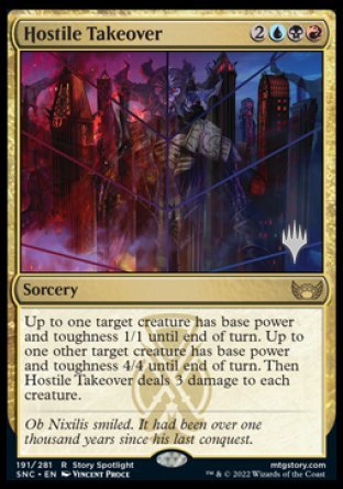 Hostile Takeover (Promo Pack) [Streets of New Capenna Promos]
