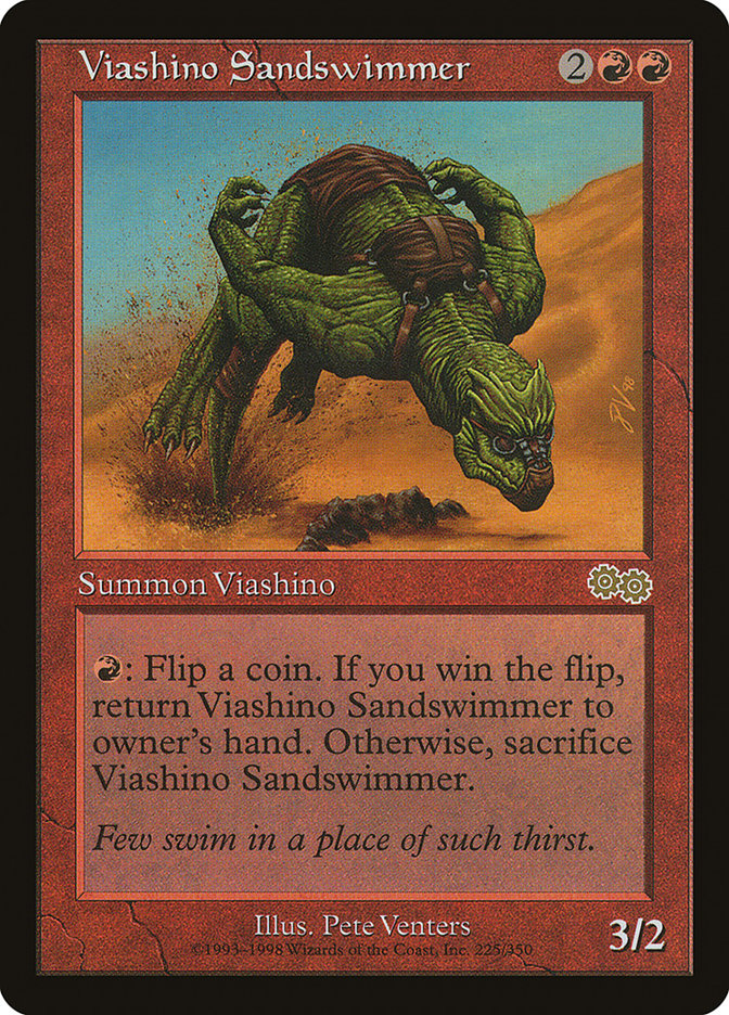 Viashino Sandswimmer [Urza's Saga] | All About Games