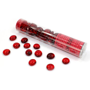 Glass Stones Tube: Crystal Red CHX 01124