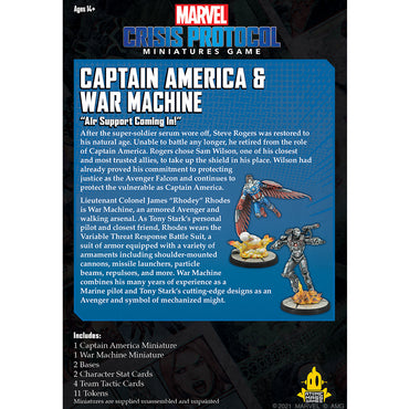 Marvel: Crisis Protocol: Captain America & War Machine