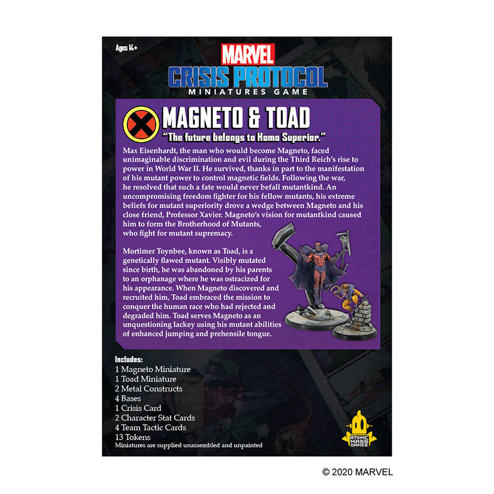 Marvel: Crisis Protocol: Magneto & Toad