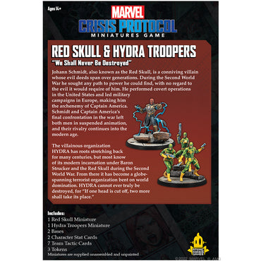 Marvel: Crisis Protocol: Red Skull & Hydra Troops