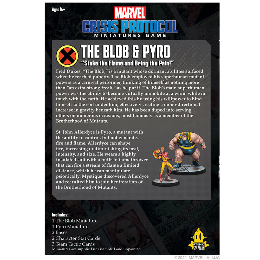 Marvel: Crisis Protocol: The Blob and Pyro