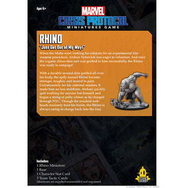 Marvel: Crisis Protocol: Rhino