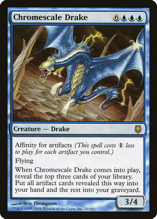 Chromescale Drake [Darksteel] | All About Games