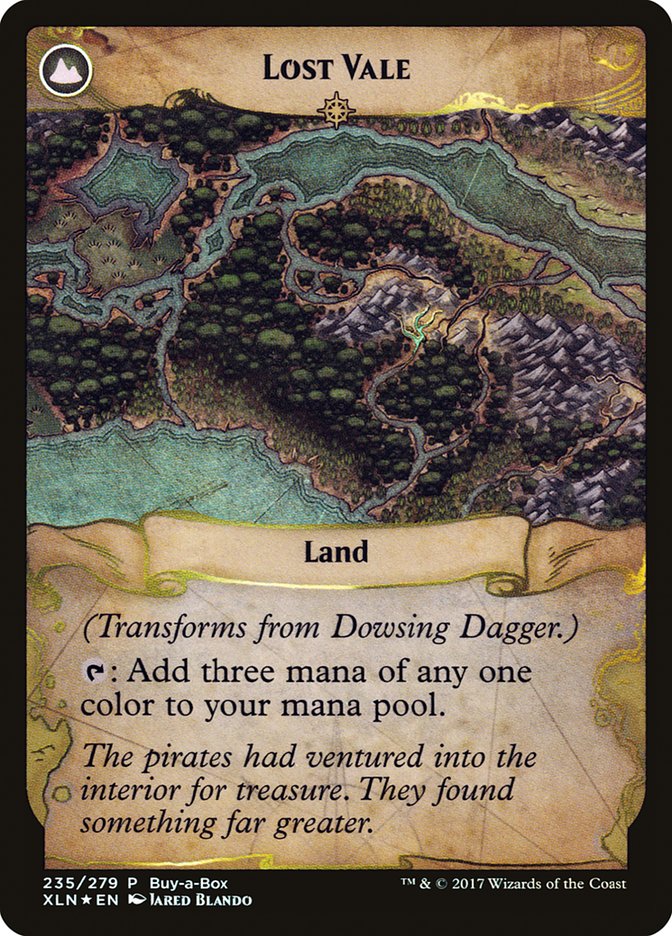 Dowsing Dagger // Lost Vale (Buy-A-Box) [Ixalan Treasure Chest] | All About Games