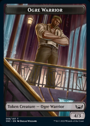 Ogre Warrior // Angel Double-sided Token [Streets of New Capenna Tokens]