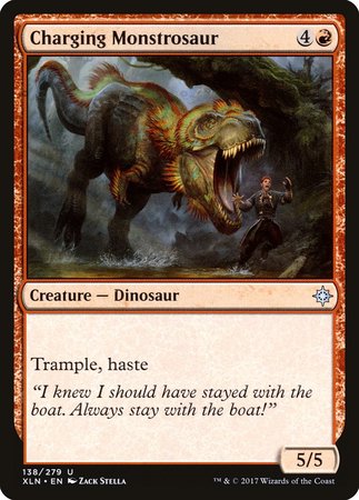 Charging Monstrosaur [Ixalan] | All About Games