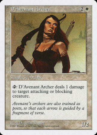 D'Avenant Archer [Fifth Edition] | All About Games