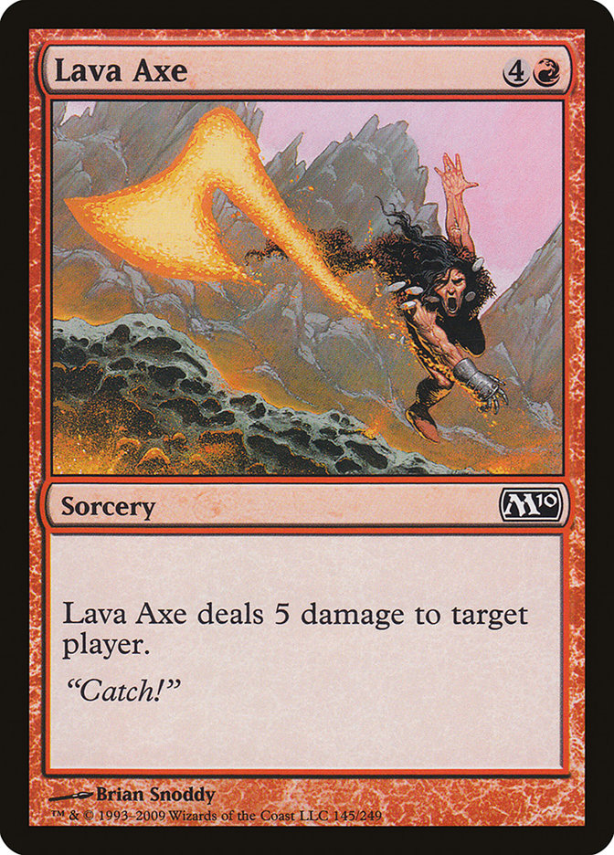 Lava Axe [Magic 2010] | All About Games
