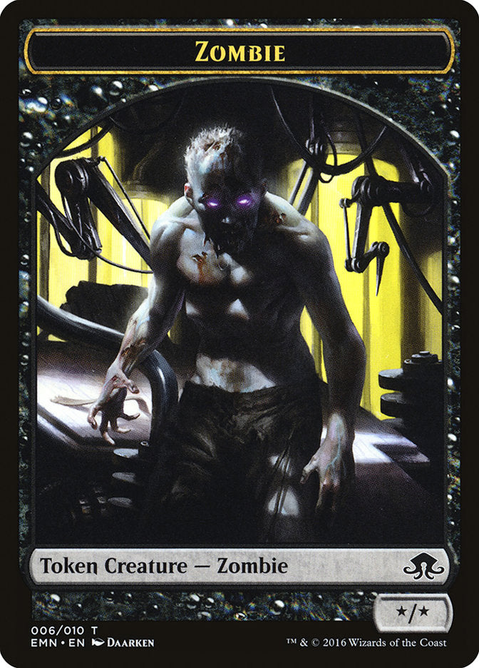 Zombie (006/010) [Eldritch Moon Tokens]