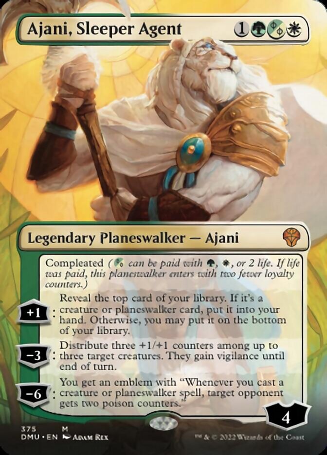 Ajani, Sleeper Agent (Borderless) (375) [Dominaria United] | All About Games