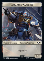 Astartes Warrior (001) // Cherubael Double-sided Token [Universes Beyond: Warhammer 40,000 Tokens] | All About Games