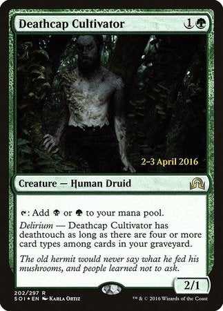 Deathcap Cultivator [Shadows over Innistrad Promos] | All About Games