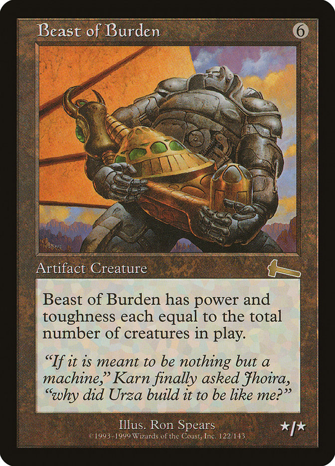 Beast of Burden [Urza's Legacy] | All About Games