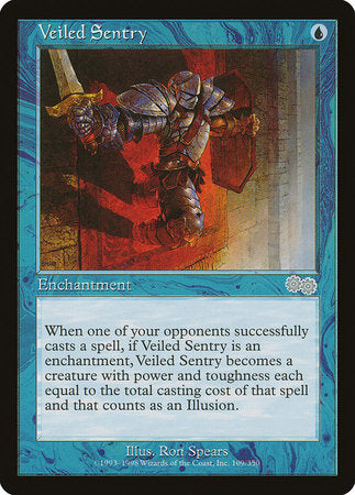 Veiled Sentry [Urza's Saga] | All About Games