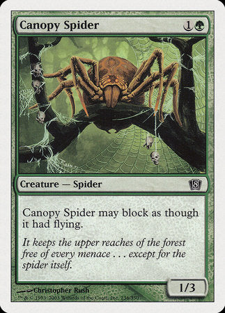 Canopy Spider [Eighth Edition] | All About Games