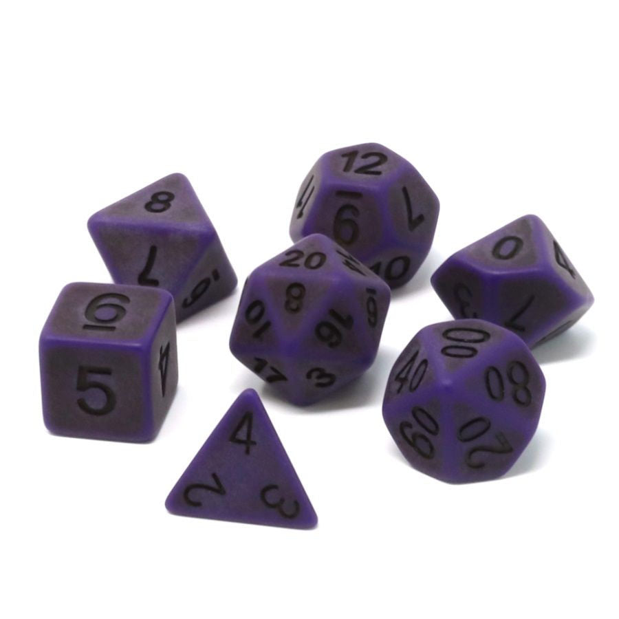 Dice 7ct Nether Golem Purple Black