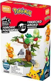 Mega Construx Torchic vs Treecko