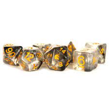 7 Count Dice Acrylic Set: 16MM Unicorn Rogue Rage