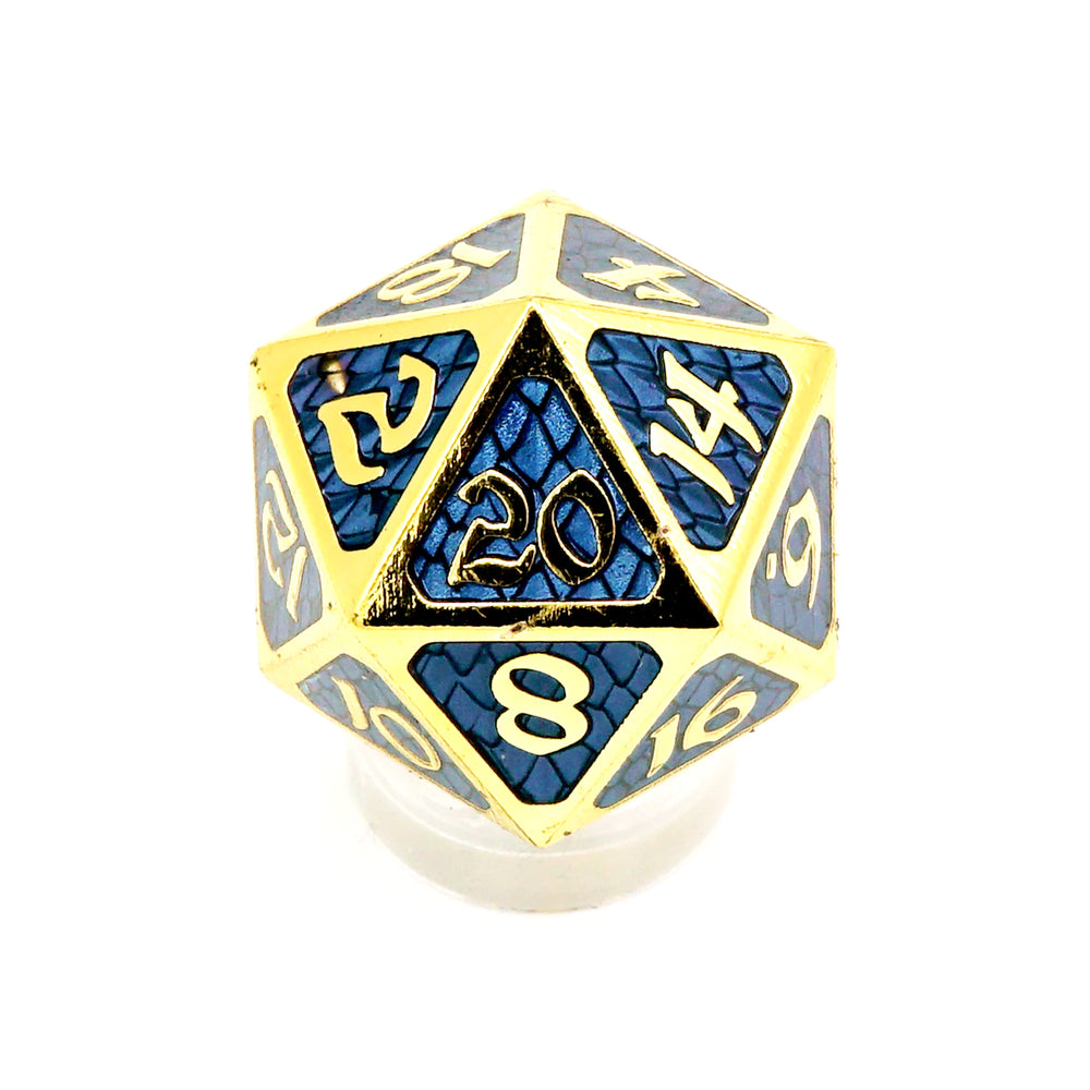 Dice Single d20 Drakona Khaos Erebus