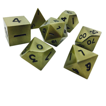 Bronze Dragon Scale Alloy 7 Dice Set