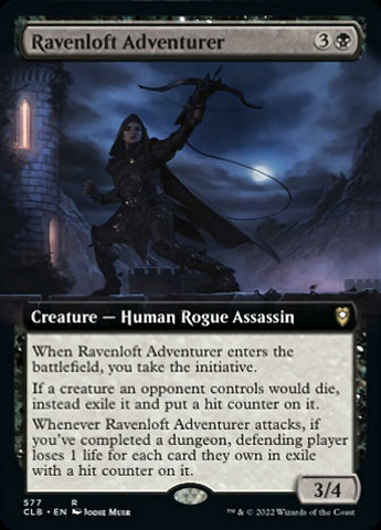 Ravenloft Adventurer (Extended Art) [Commander Legends: Battle for Baldur's Gate]