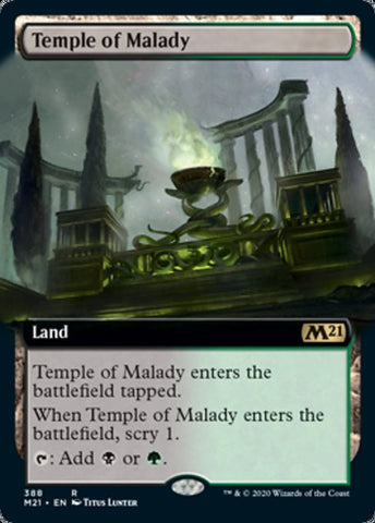 Temple of Malady (Extended Art) [Core Set 2021]