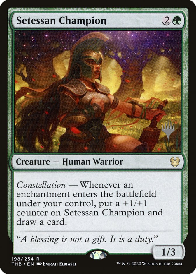 Setessan Champion (Promo Pack) [Theros Beyond Death Promos] | All About Games