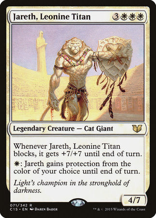 Jareth, Leonine Titan [Commander 2015]