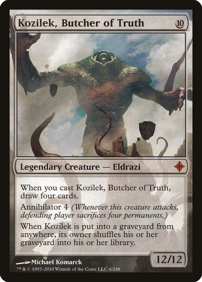 Kozilek, Butcher of Truth [Rise of the Eldrazi] | All About Games