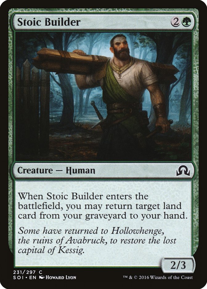 Stoic Builder [Shadows over Innistrad] | All About Games